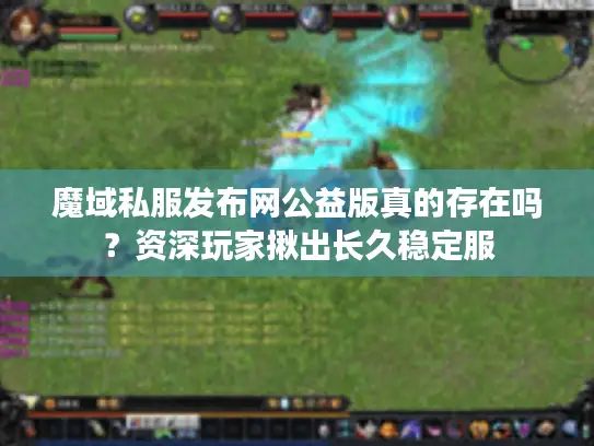 魔域私服发布网公益版真的存在吗？资深玩家揪出长久稳定服