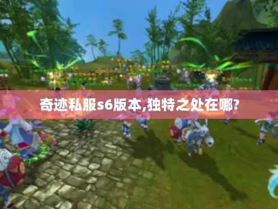 奇迹私服s6版本,独特之处在哪?