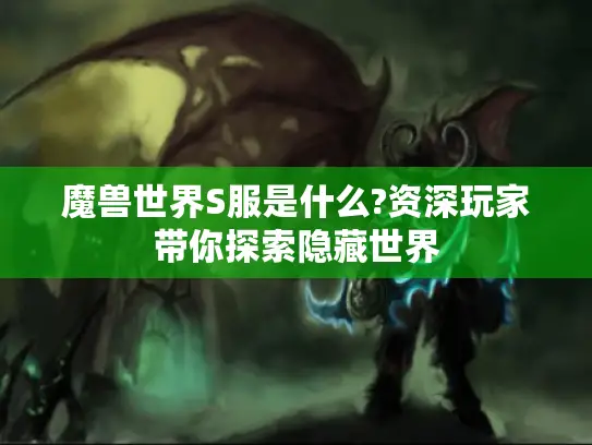 魔兽世界S服是什么?资深玩家带你探索隐藏世界