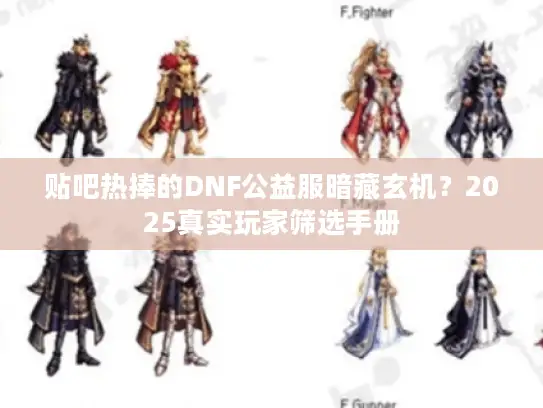 贴吧热捧的DNF公益服暗藏玄机？2025真实玩家筛选手册
