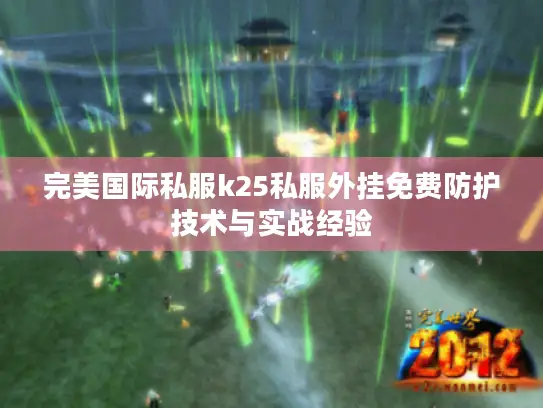 完美国际私服k25私服外挂免费防护技术与实战经验