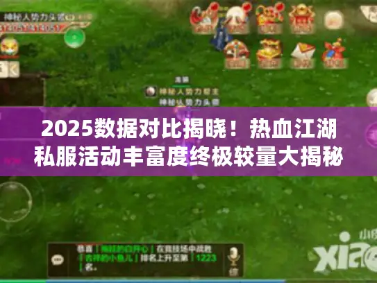 2025数据对比揭晓！热血江湖私服活动丰富度终极较量大揭秘