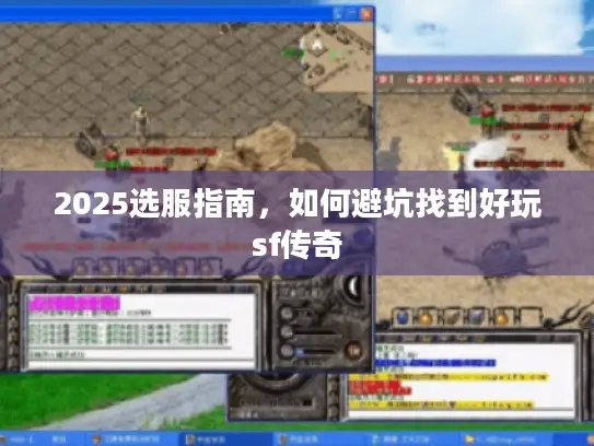 2025选服指南,如何避坑找到好玩sf传奇 2025选服指南,如何避坑找到好玩sf传奇