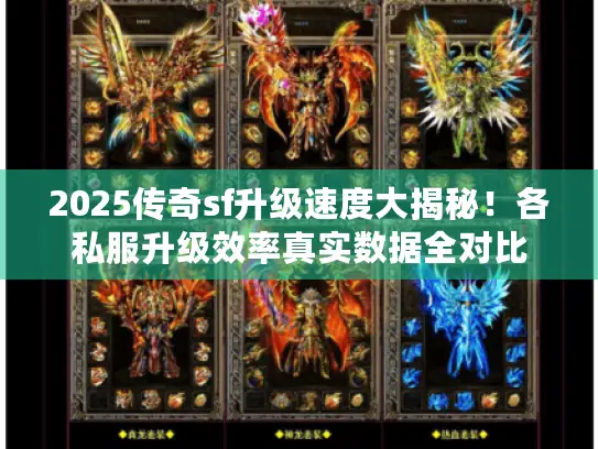 2025传奇sf升级速度大揭秘!各私服升级效率真实数据全对比 2025传奇sf升级速度大揭秘!各私服升级效率真实数据全对比