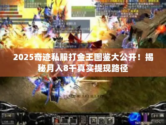 2025奇迹私服打金王图鉴大公开！揭秘月入8千真实提现路径
