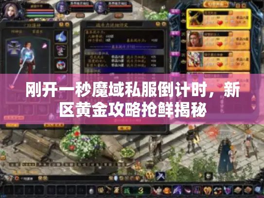 刚开一秒魔域私服倒计时,新区黄金攻略抢鲜揭秘 刚开一秒魔域私服倒计时,新区黄金攻略抢鲜揭秘