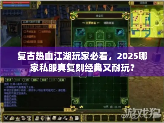 复古热血江湖玩家必看，2025哪家私服真复刻经典又耐玩？
