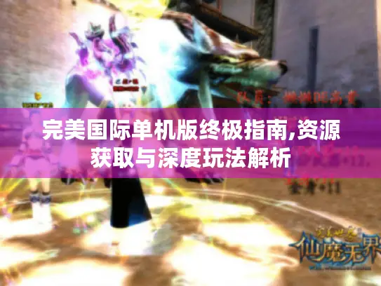 完美国际单机版终极指南,资源获取与深度玩法解析