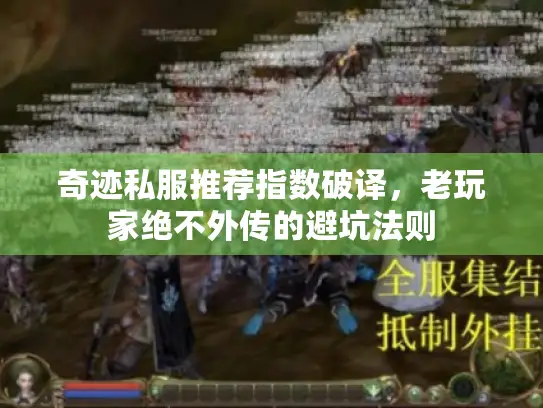 奇迹私服推荐指数破译，老玩家绝不外传的避坑法则