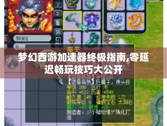 梦幻西游加速器终极指南,零延迟畅玩技巧大公开