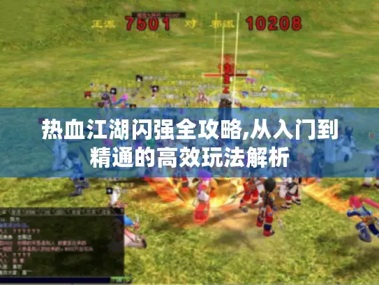 热血江湖闪强全攻略,从入门到精通的高效玩法解析