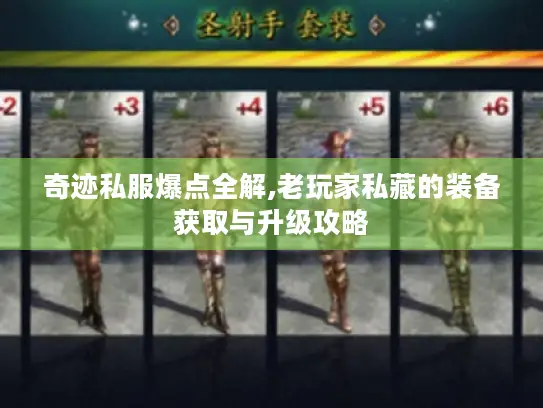 奇迹私服爆点全解,老玩家私藏的装备获取与升级攻略