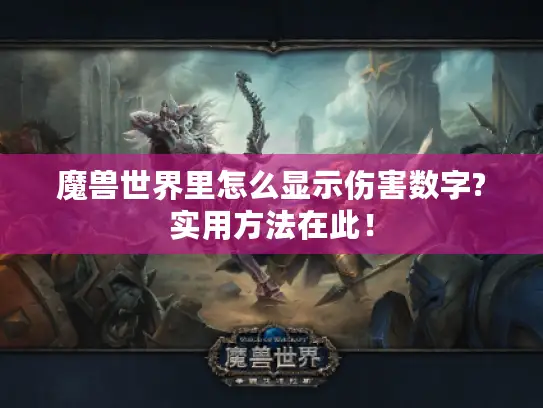 魔兽世界里怎么显示伤害数字?实用方法在此！