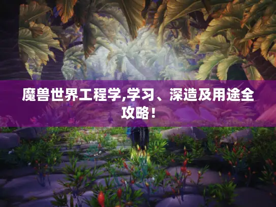 魔兽世界工程学,学习、深造及用途全攻略！