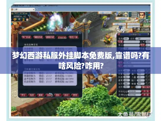 梦幻西游私服外挂脚本免费版,靠谱吗?有啥风险?咋用? 梦幻西游私服外挂脚本免费版,靠谱吗?有啥风险?咋用?