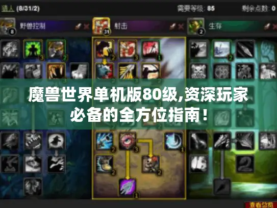 魔兽世界单机版80级,资深玩家必备的全方位指南! 魔兽世界单机版80级,资深玩家必备的全方位指南!
