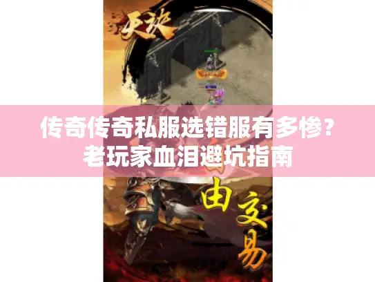 传奇传奇私服选错服有多惨？老玩家血泪避坑指南
