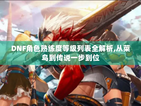 DNF角色熟练度等级列表全解析,从菜鸟到传说一步到位