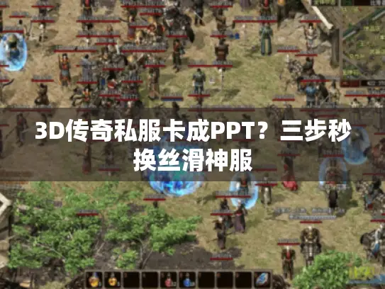 3D传奇私服卡成PPT？三步秒换丝滑神服