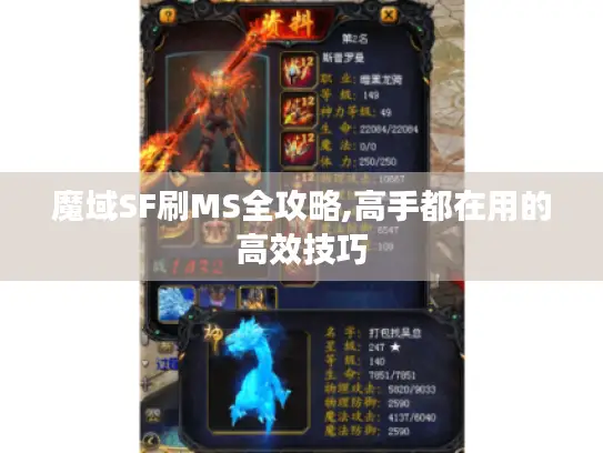 魔域SF刷MS全攻略,高手都在用的高效技巧