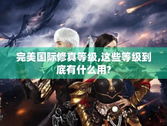 完美国际修真等级,这些等级到底有什么用?