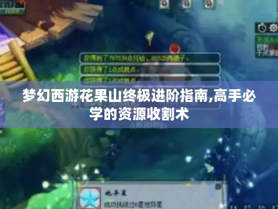 梦幻西游花果山终极进阶指南,高手必学的资源收割术