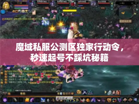 魔域私服公测区独家行动令，秒速起号不踩坑秘籍