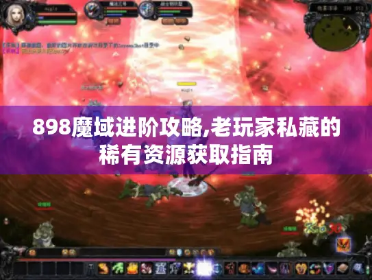 898魔域进阶攻略,老玩家私藏的稀有资源获取指南
