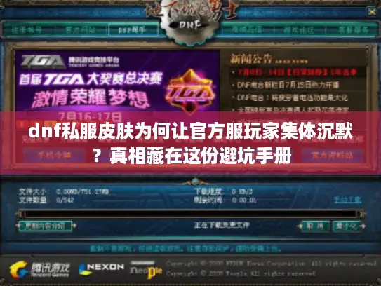 dnf私服皮肤为何让官方服玩家集体沉默？真相藏在这份避坑手册
