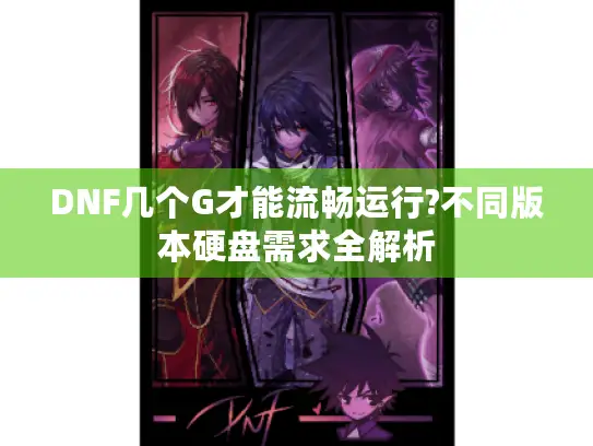 DNF几个G才能流畅运行?不同版本硬盘需求全解析