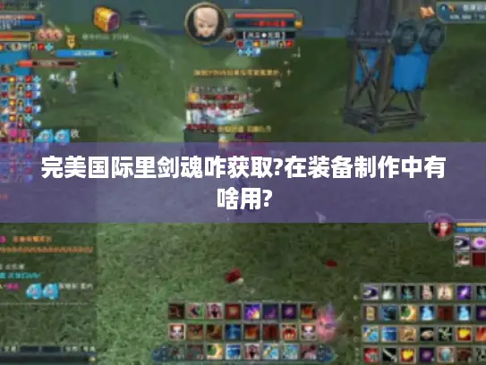 完美国际里剑魂咋获取?在装备制作中有啥用?