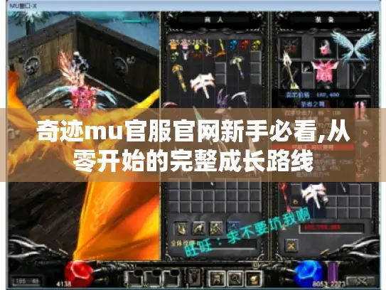 奇迹mu官服官网新手必看,从零开始的完整成长路线