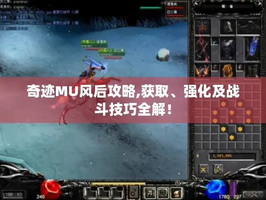奇迹MU风后攻略,获取、强化及战斗技巧全解！