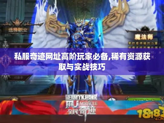私服奇迹网址高阶玩家必备,稀有资源获取与实战技巧 私服奇迹网址高阶玩家必备,稀有资源获取与实战技巧