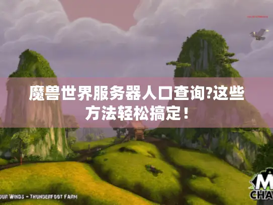 魔兽世界服务器人口查询?这些方法轻松搞定！