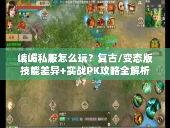 峨嵋私服怎么玩?复古/变态版技能差异+实战PK攻略全解析 峨嵋私服怎么玩?复古/变态版技能差异+实战PK攻略全解析