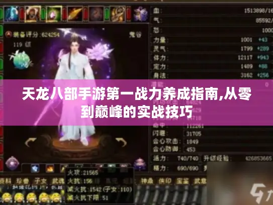天龙八部手游第一战力养成指南,从零到巅峰的实战技巧