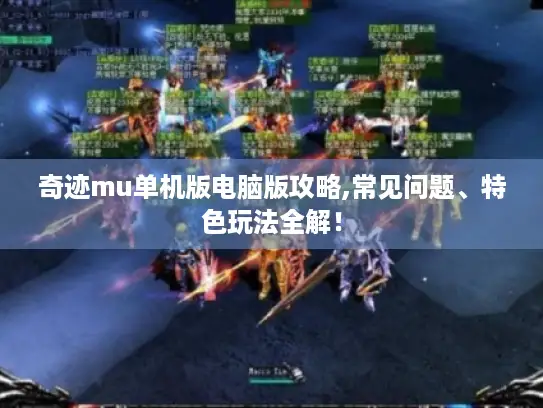 奇迹mu单机版电脑版攻略,常见问题、特色玩法全解! 奇迹mu单机版电脑版攻略,常见问题、特色玩法全解!