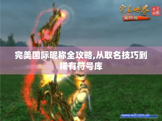 完美国际昵称全攻略,从取名技巧到稀有符号库