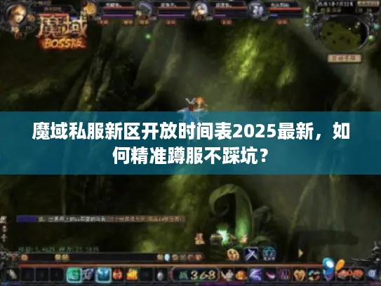 魔域私服新区开放时间表2025最新，如何精准蹲服不踩坑？