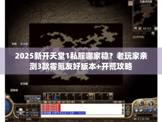 2025新开天堂1私服哪家稳?老玩家亲测3款零氪友好版本+开荒攻略 2025新开天堂1私服哪家稳?老玩家亲测3款零氪友好版本+开荒攻略