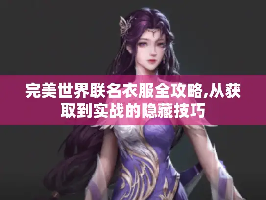 完美世界联名衣服全攻略,从获取到实战的隐藏技巧