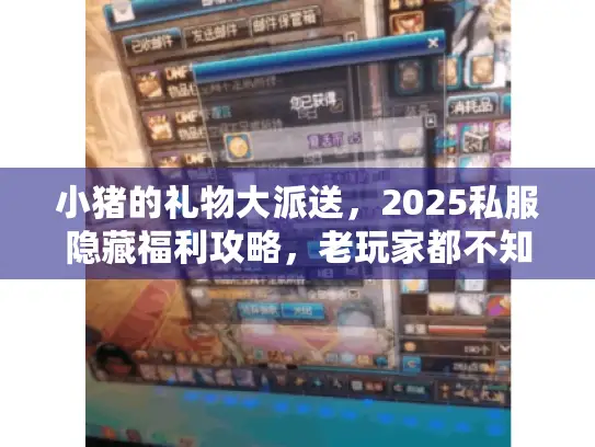 小猪的礼物大派送，2025私服隐藏福利攻略，老玩家都不知道的版本差异！