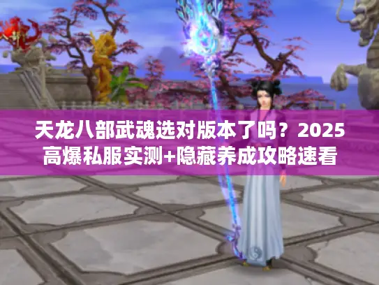 天龙八部武魂选对版本了吗？2025高爆私服实测+隐藏养成攻略速看