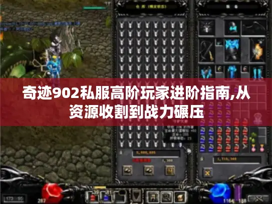 奇迹902私服高阶玩家进阶指南,从资源收割到战力碾压