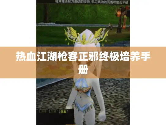 热血江湖枪客正邪终极培养手册