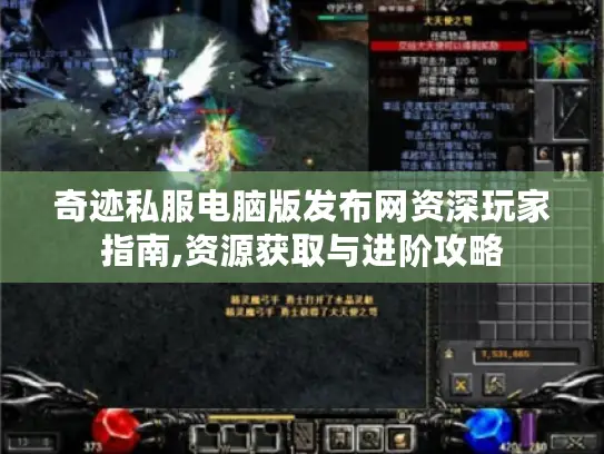 奇迹私服电脑版发布网资深玩家指南,资源获取与进阶攻略