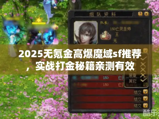 2025无氪金高爆魔域sf推荐,实战打金秘籍亲测有效 2025无氪金高爆魔域sf推荐,实战打金秘籍亲测有效