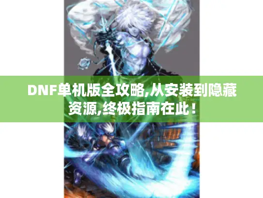 DNF单机版全攻略,从安装到隐藏资源,终极指南在此！