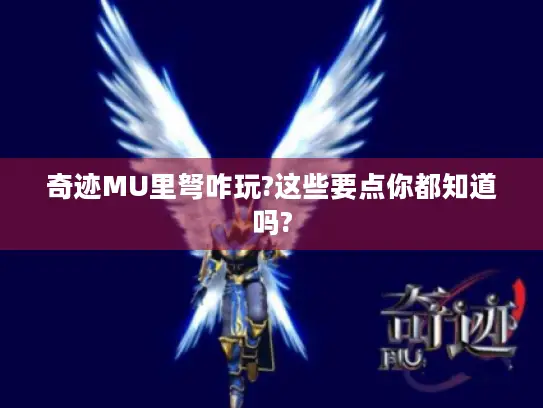 奇迹MU里弩咋玩?这些要点你都知道吗? 奇迹MU里弩咋玩?这些要点你都知道吗?